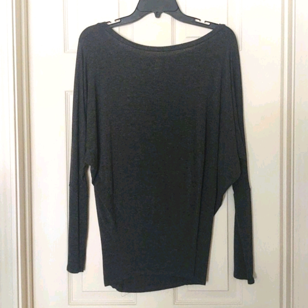 Love In Gray Loose Sweater w/ Fitted Waist